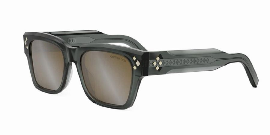 Dior 男士 全框太陽鏡54 均碼碼橋寬: 1.9cm; 鏡腿長: 14.5cm; 鏡片直徑: 5.4cm-5