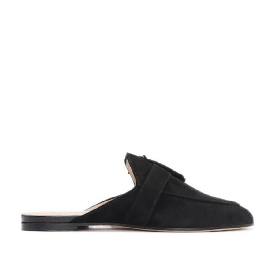 Tod's 女士 流蘇邊搭扣無帶穆勒鞋35 35.5 36碼-4