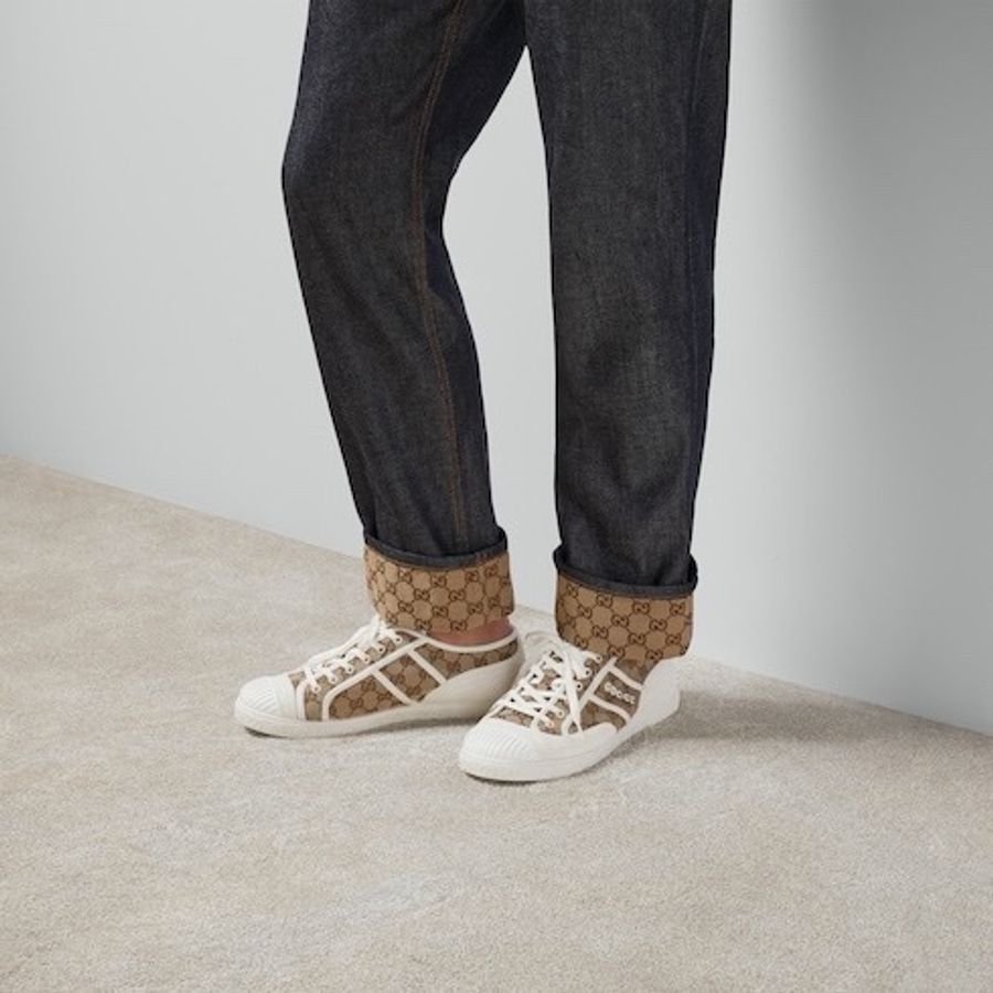 Gucci 男士 GG系帶運動鞋UK-6 UK-7 UK-8 UK-9 UK-10碼-5