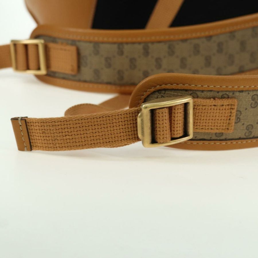 【日本直送】GUCCI Micro GG Supreme Disney 雙肩包 PVC 米色 金色 552884 正品 YKZ1317M-8