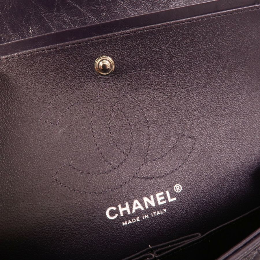 CHANEL 牛皮皮革2.55 Mini鏈帶肩背袋-7