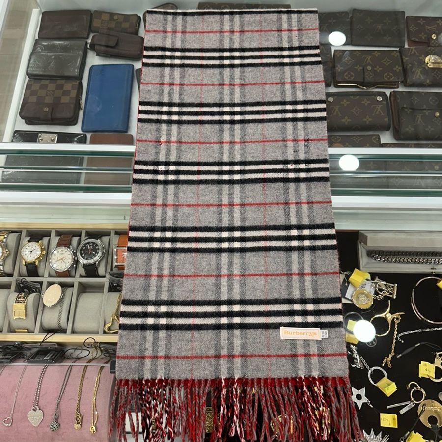 【赫蒂國際精品】Burberry 巴寶莉 羊毛格紋圍巾 vintage-15