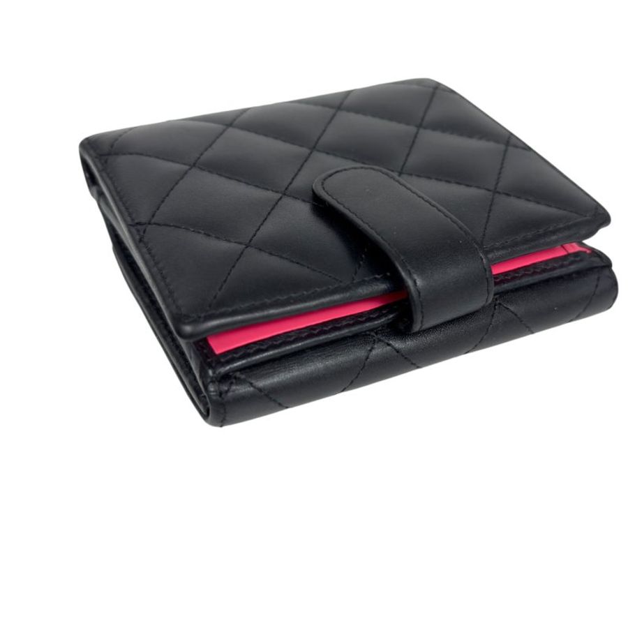 CHANEL CC Cambon 短銀包-12