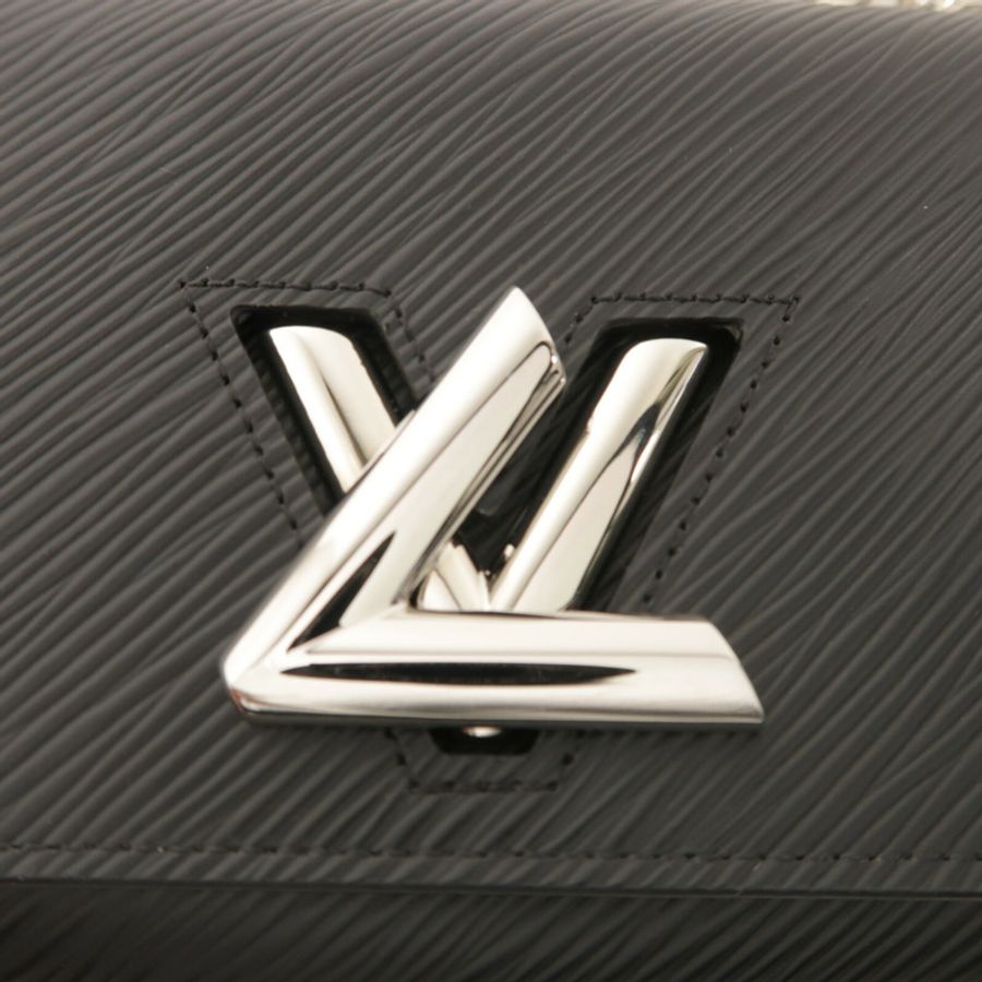 LOUIS VUITTON Epi Portefuille Twist Chain Wallet鏈帶肩背袋-7
