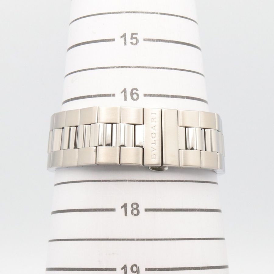 寶格麗 (Bulgari) Solo Tempo 系列腕錶,精鋼材質,男士腕錶,黑色,型號 ST37S-6