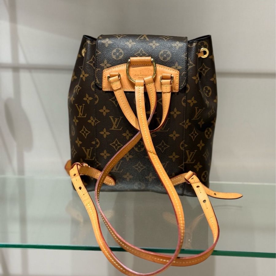 Lv 雙肩背包老花-2