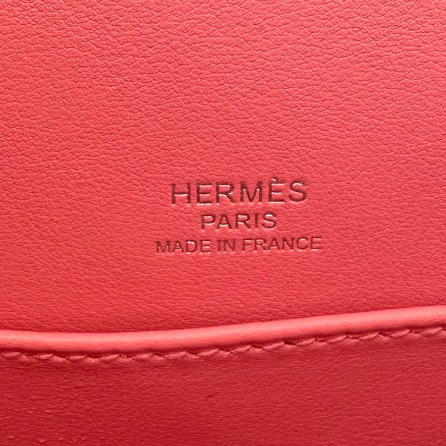 Hermes • Mini Roulis 19 K4夏日粉銀釦 Swift皮 大全配附購證-9