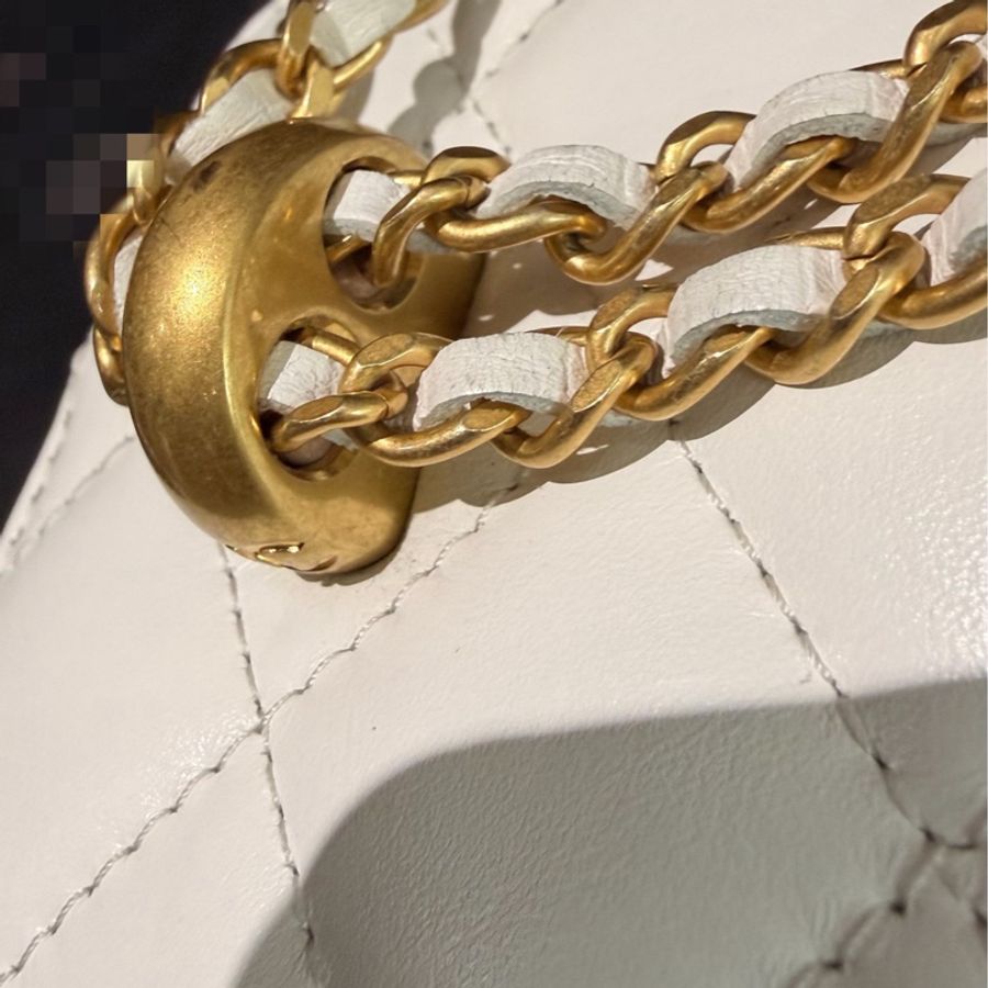 【97新 ✨ 全網最低價!】 Chanel 24C白金 雙金珠 盒子 芯片款16cm (下單前先詢問庫存❗️❗️)-9