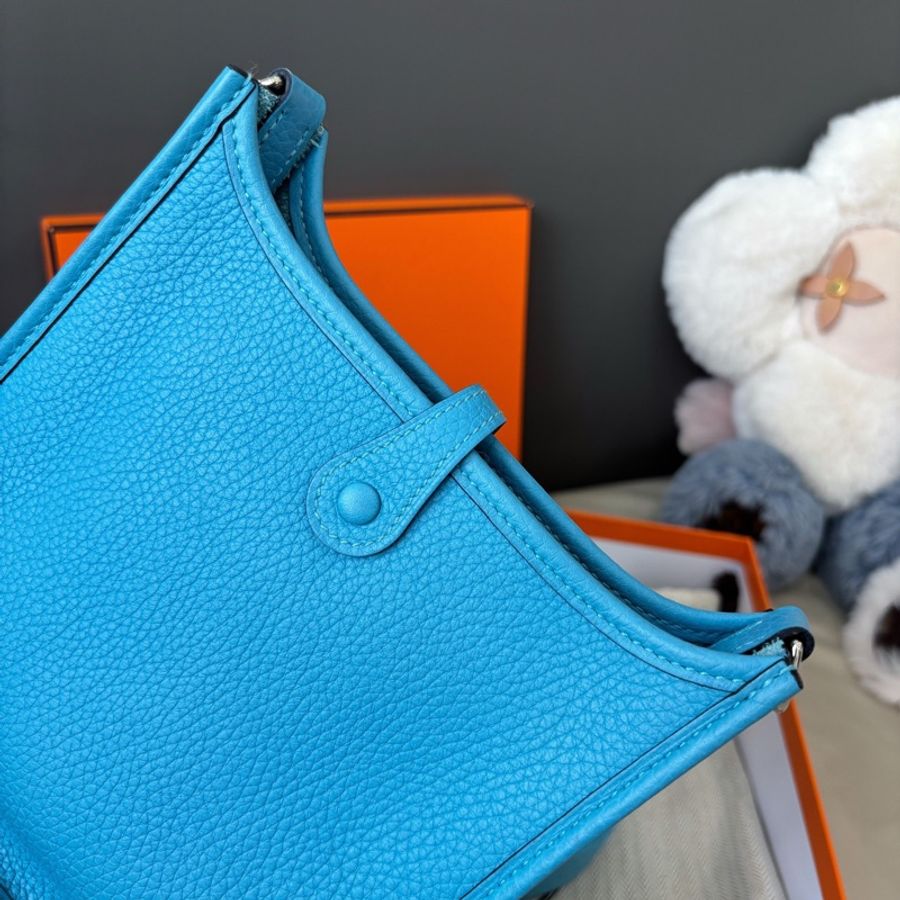 Hermes • Mini Evelyne 16 P3北方藍銀釦 大全配有購證-4