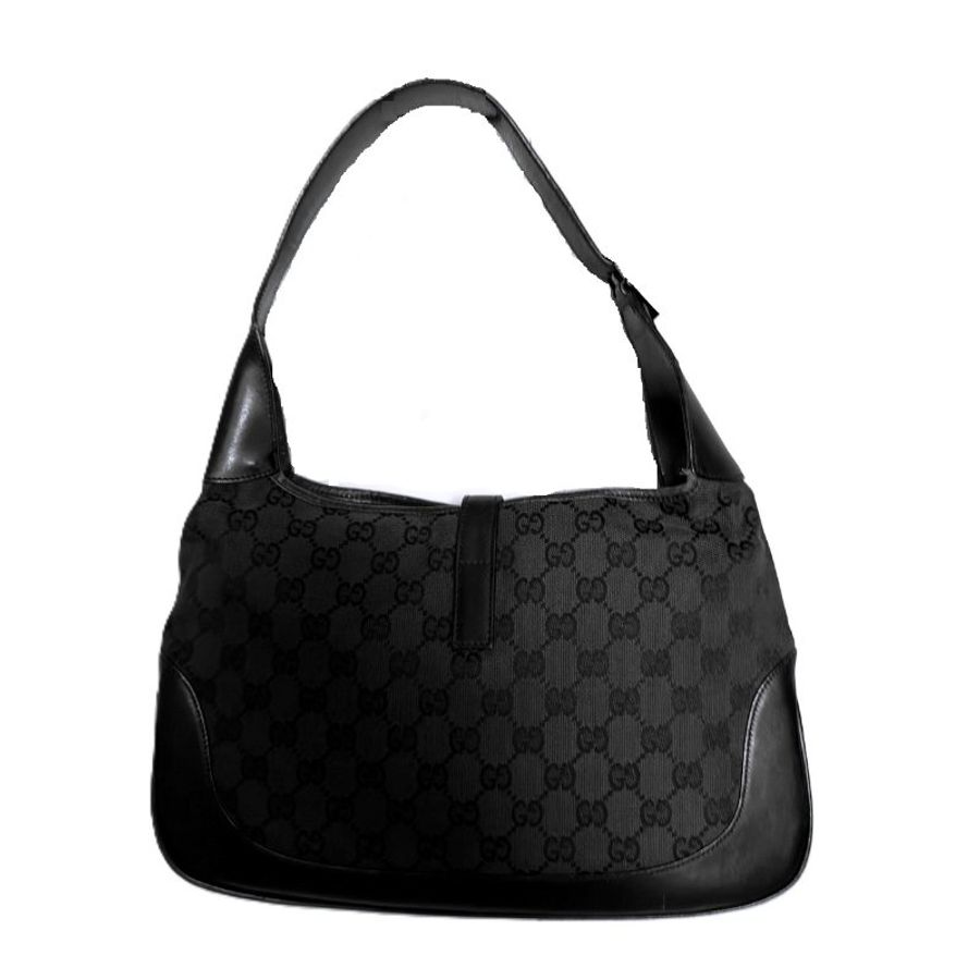 Gucci 經典黑色Jackie肩包-1