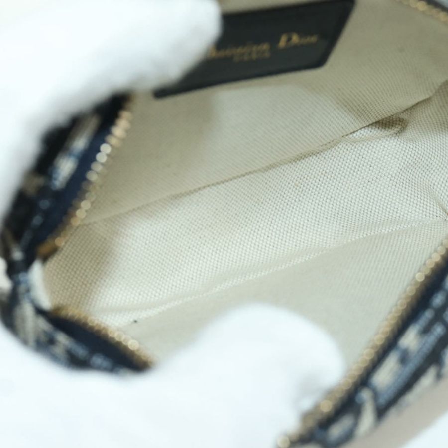 【日本直送】Christian Dior Trotter帆布腰包 海軍藍 金色 正品 BSZ700M-9