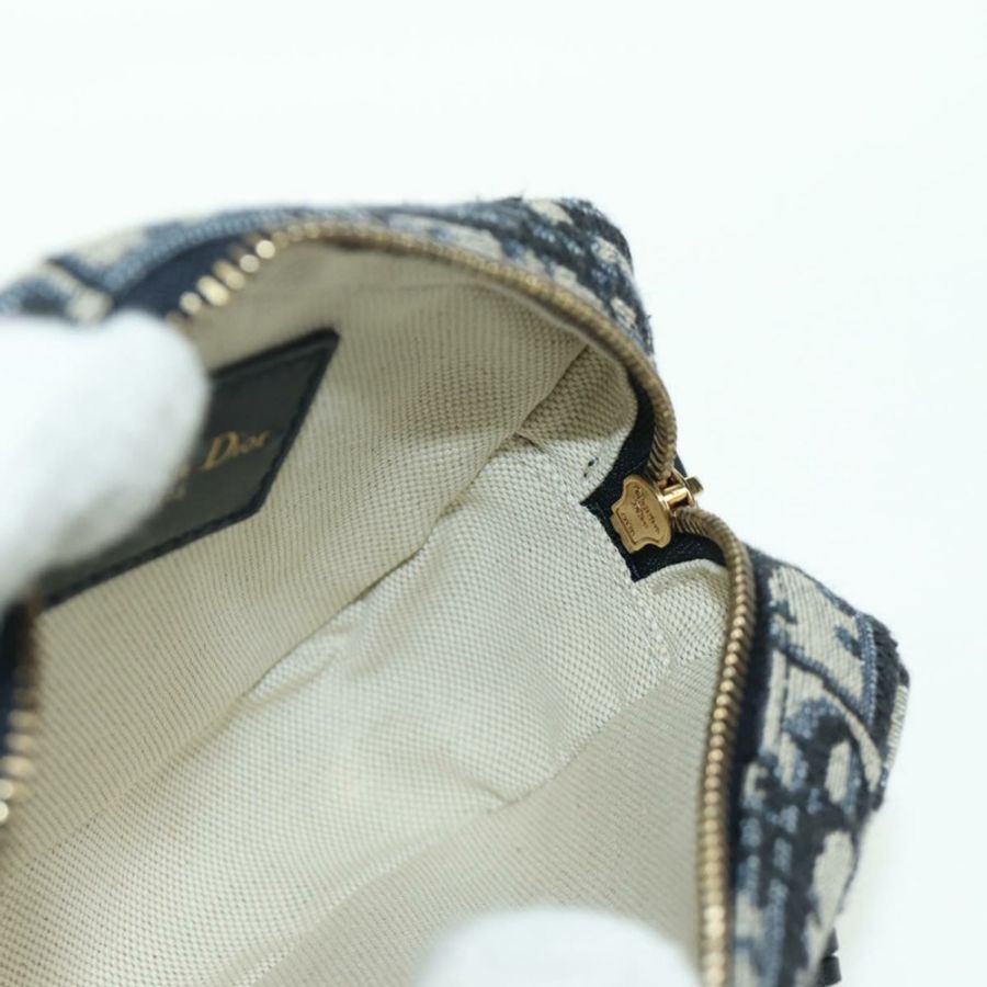 【日本直送】Christian Dior Trotter帆布腰包 海軍藍 金色 正品 BSZ700M-20