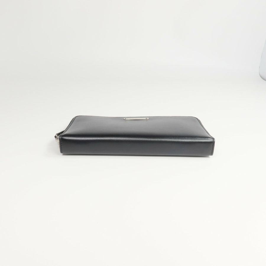SAINT LAURENT 牛皮皮革Zipper Long Wallet長錢包-5