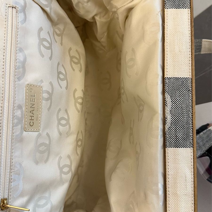 🩵MYMluxurybag🩵 稀有 Chanel 36cm 托特袋 手提袋 肩背袋-14