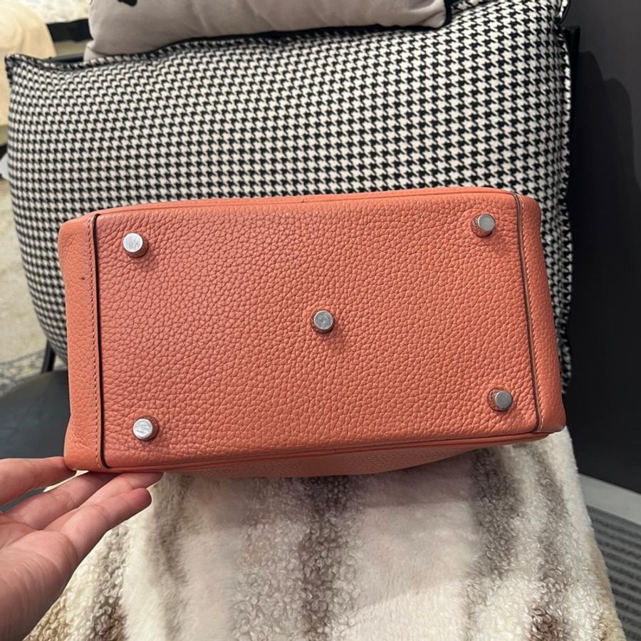 Hermes Lindy 26 Stamp [Q] 龍蝦粉銀扣-9