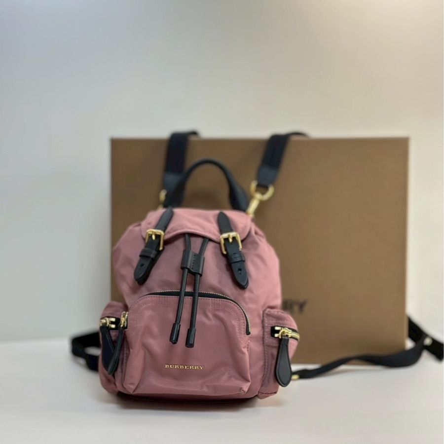 Burberry|雙肩包 粉-0