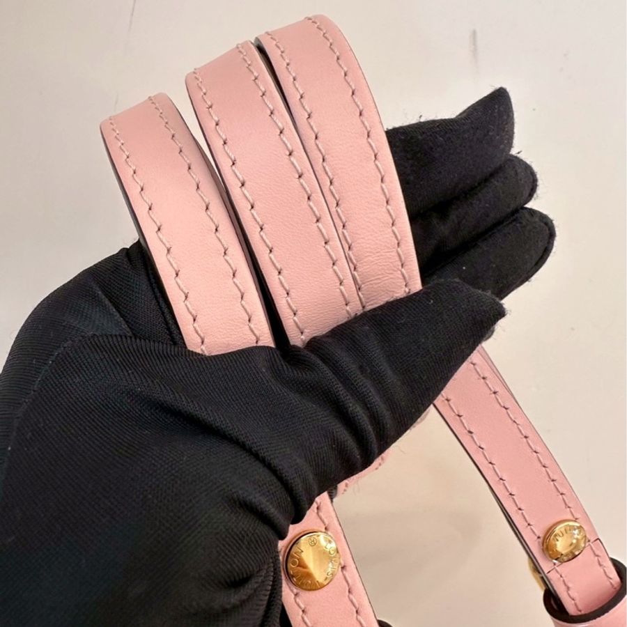 Louis Vuitton|白棋盤格紋水桶-9