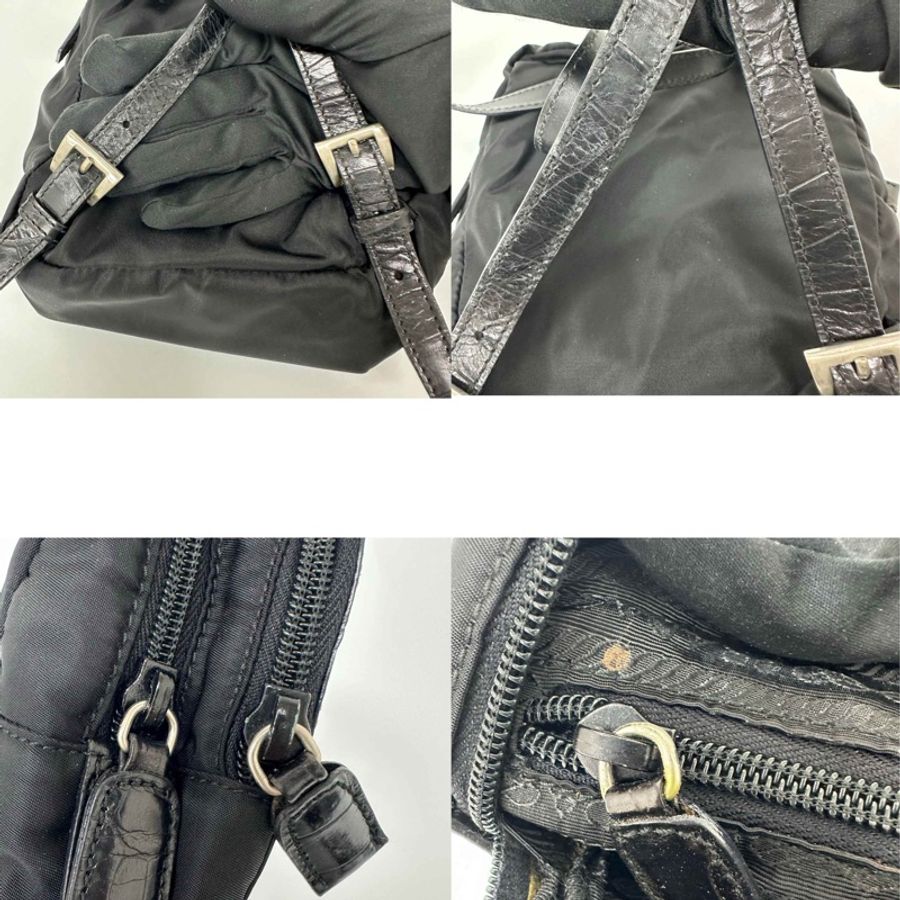 【赫蒂國際精品】Prada 普拉達 鱷魚紋壓花後背包 vintage-14