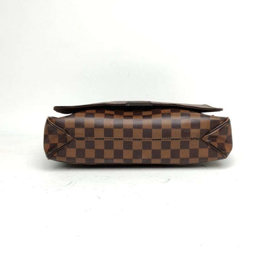 LOUIS VUITTON BROOKLY郵差包棕色棋盤格PVC2012肩背包-4
