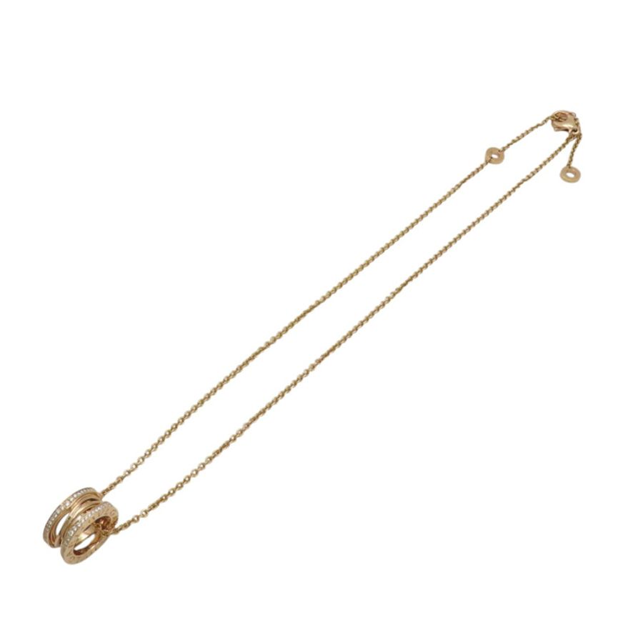 18K玫瑰金鑽石 B.zero1 項鍊【BVLGARI 寶格麗】 354195-2