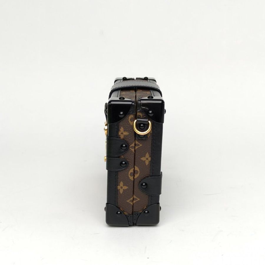 LOUIS VUITTON PETITEMALLE月光寶盒老花PVC金扣2016肩背包-1