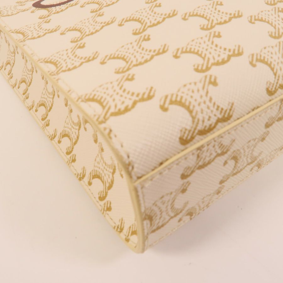 CELINE 塗層帆布Mini Vertical Cabas手挽肩背兩用袋-8