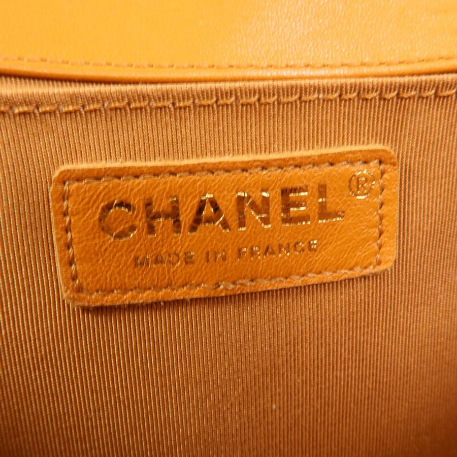 CHANEL 羊皮皮革Boy 25肩背袋-7