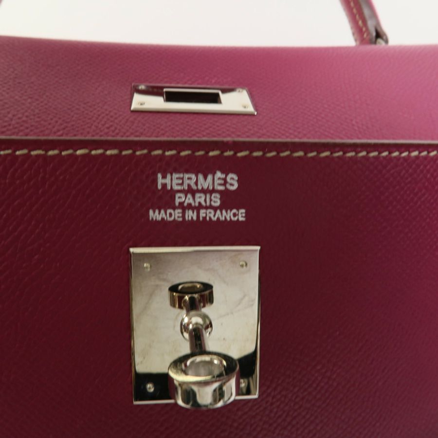 HERMES Togo皮革Kelly 35手挽肩背兩用袋Tosca-7