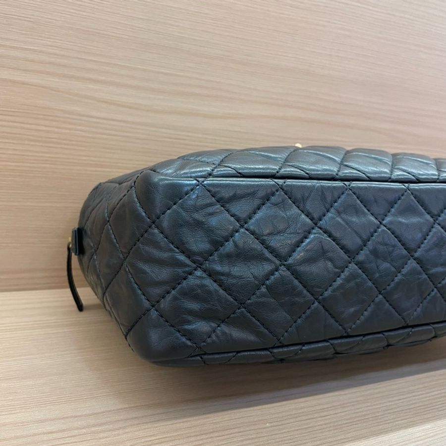 Chanel 香奈兒 黑色2.55相机包鏈條包 大號 2009年 12開 尺寸底長28*高17*寬9 有卡 無塵袋無盒子-8