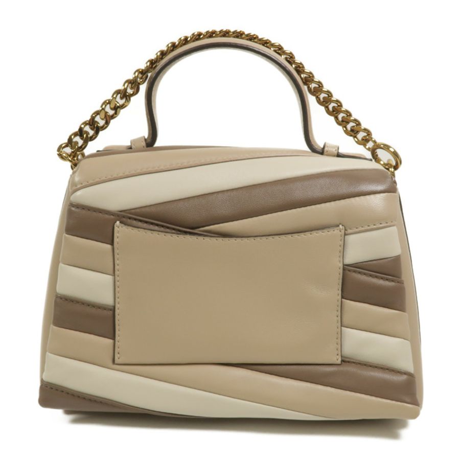 Tory Burch 羊皮皮革Kira Chevron Colorblock手挽肩背兩用袋-1