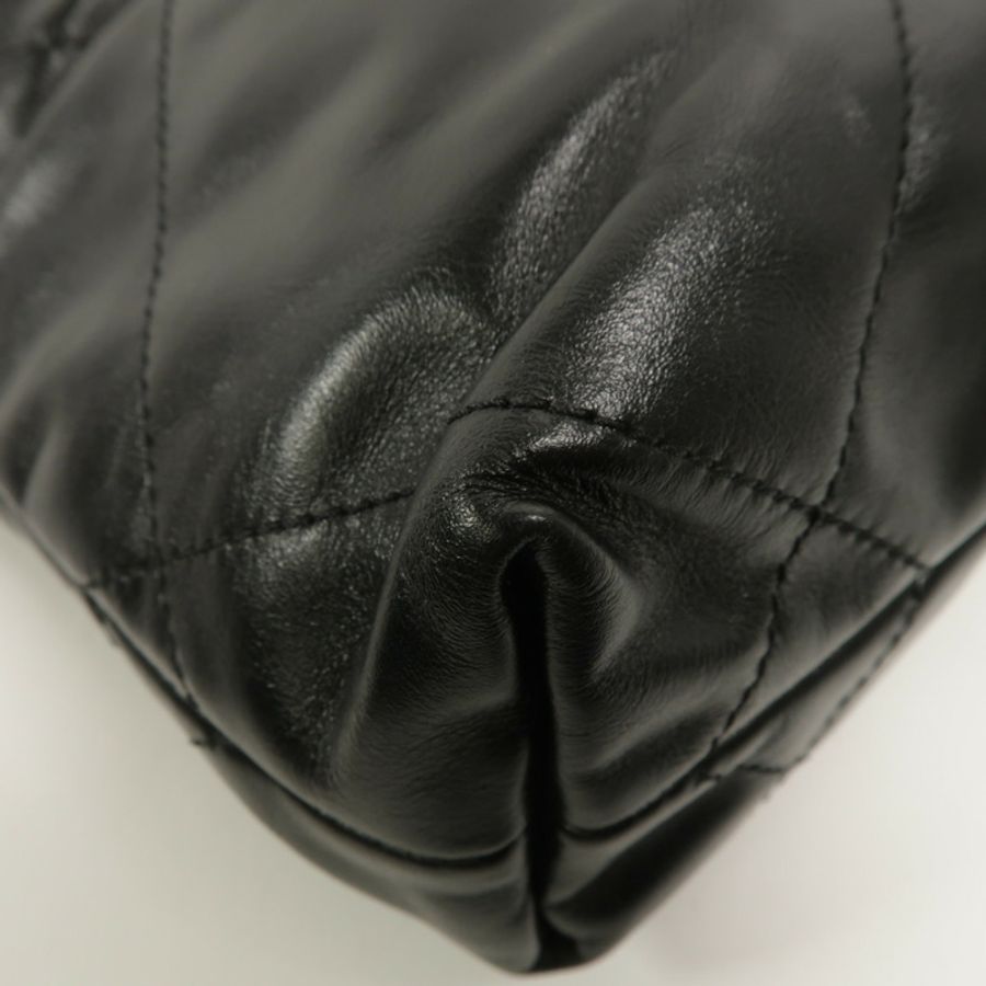 CHANEL 牛皮皮革22 Mini鏈帶肩背袋-13