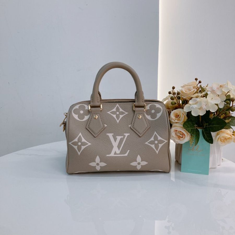 MS0691 Louis Vuitton 路易威登小號肩帶兩用包包 Speedy Bandouliere 20 Calfskin Giant Monogram-3