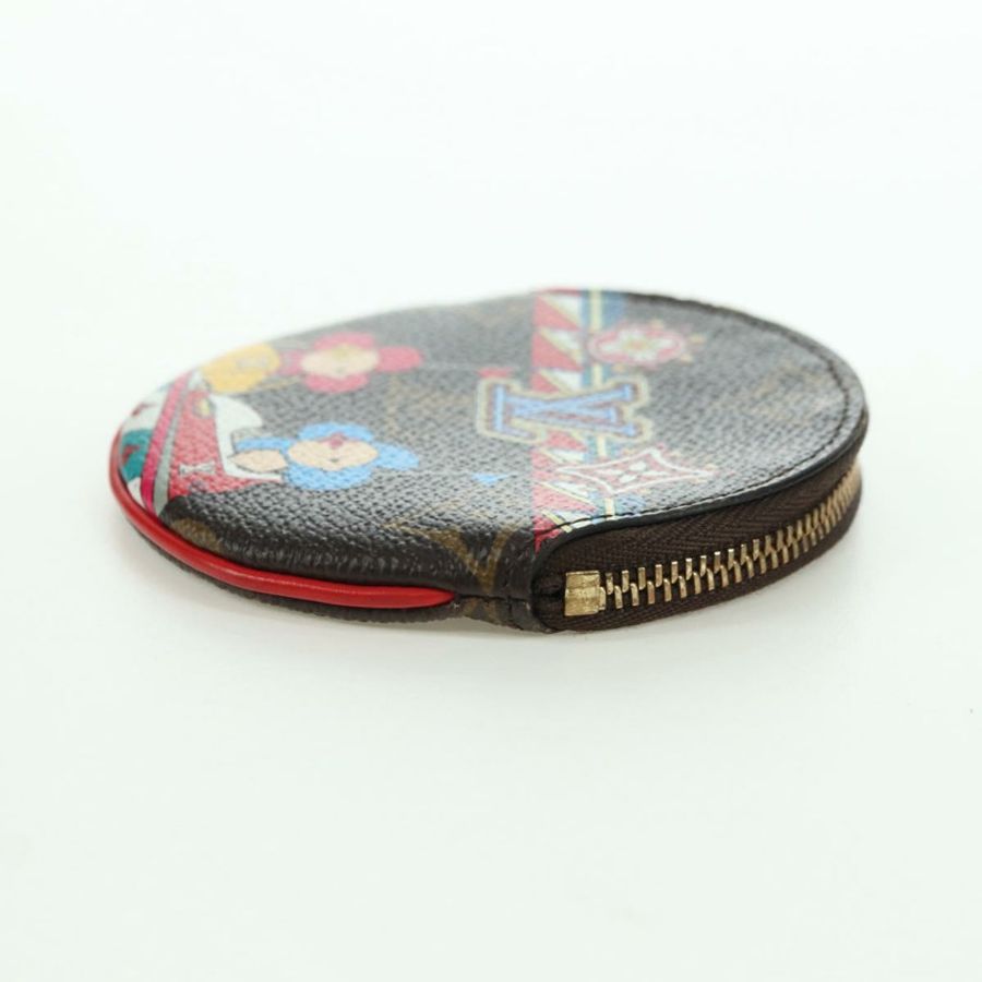 【日本直送】路易威登 Monogram Porte Monnaie 圓形皮夾 Vivienne M69749 正品 YKZ1503M-3