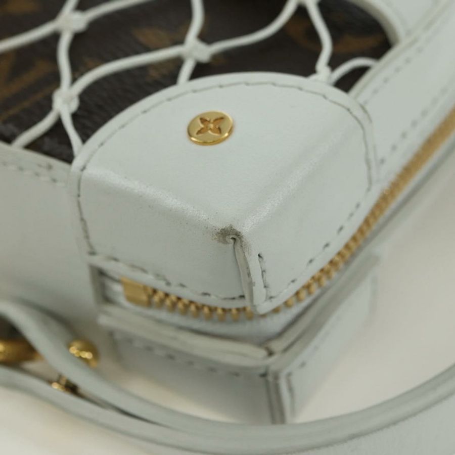 【日本直送】路易威登 Monogram NBA 軟行李箱手機盒包 白色 M80102 正品 175616SAM-16