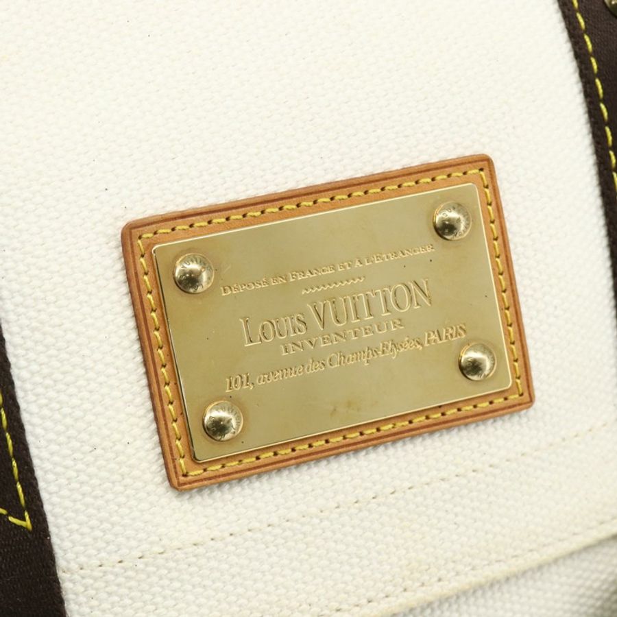 【日本直送】路易威登 Antigua Buzzus PM 單肩包 米棕色 M40042 LV Auth am11359A-16