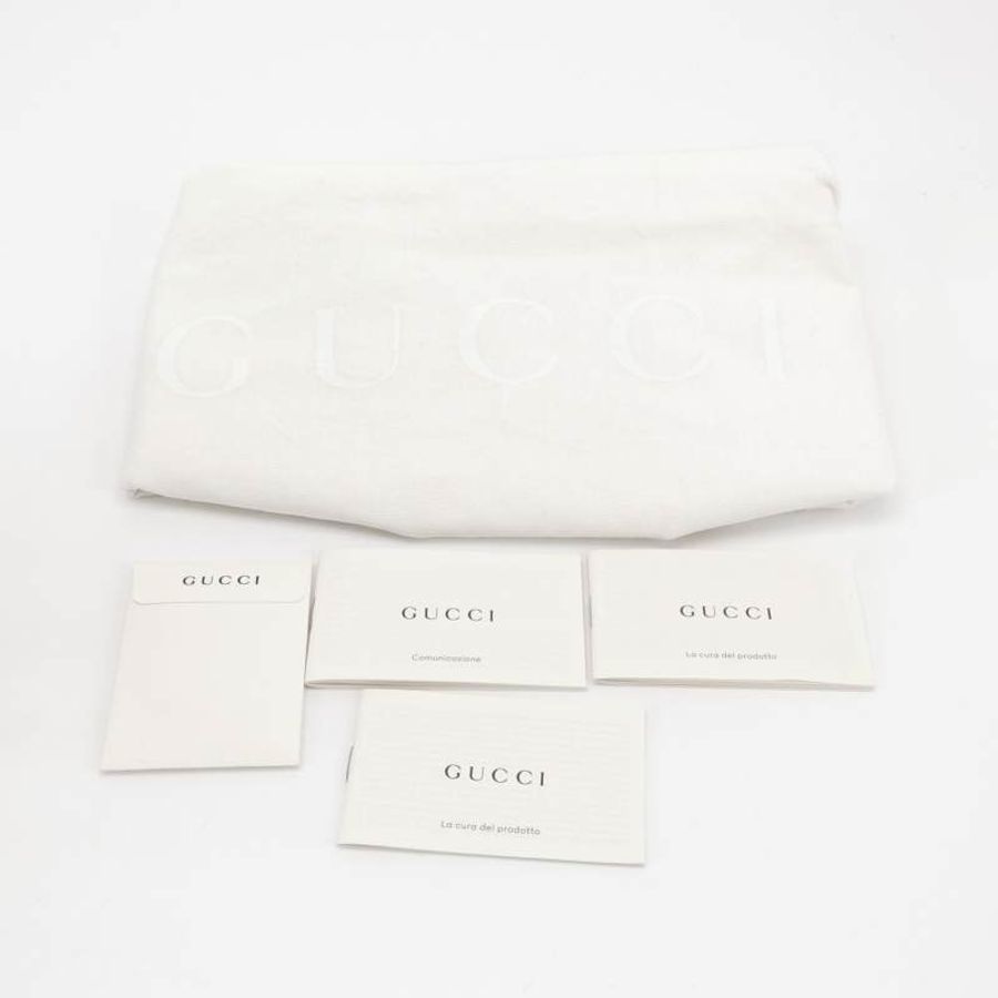 Gucci 1955小號牛皮GG老花馬銜扣單肩包-8