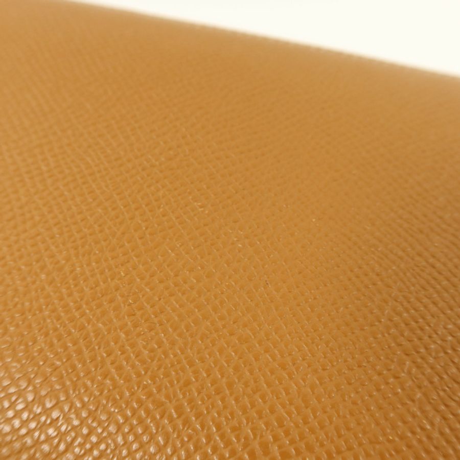 HERMES Epsom皮革Silk'In Long Wallet長錢包Gold-14