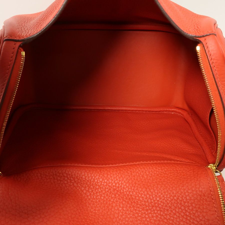 HERMES Clemence皮革Lindy 26手挽肩背兩用袋-4