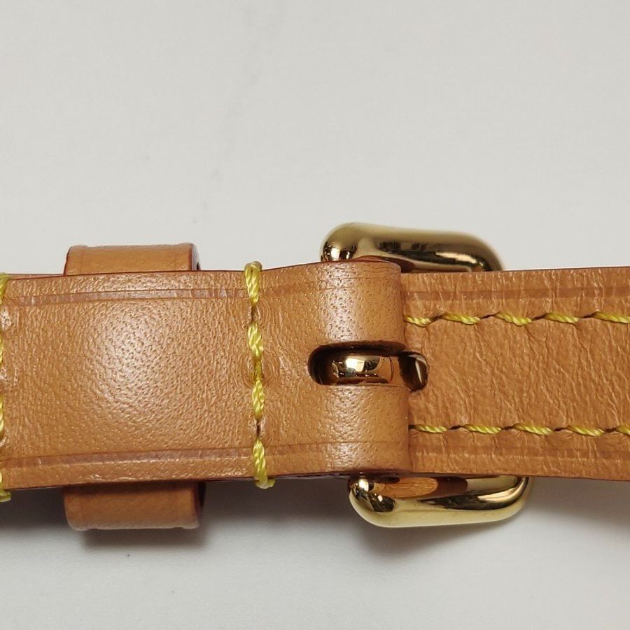 Louis Vuitton (LV) NOENano植鞣革Monogram印花抽繩斜挎包肩背包晶片款-17