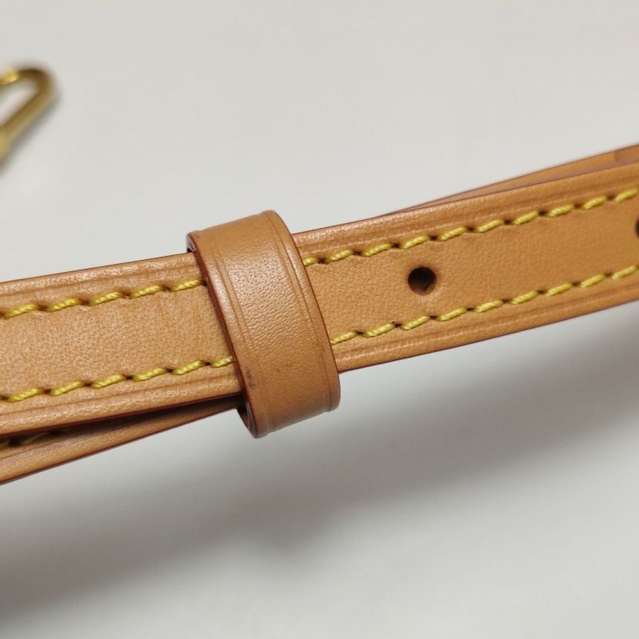 Louis Vuitton (LV) NOENano植鞣革Monogram印花抽繩斜挎包肩背包晶片款-18