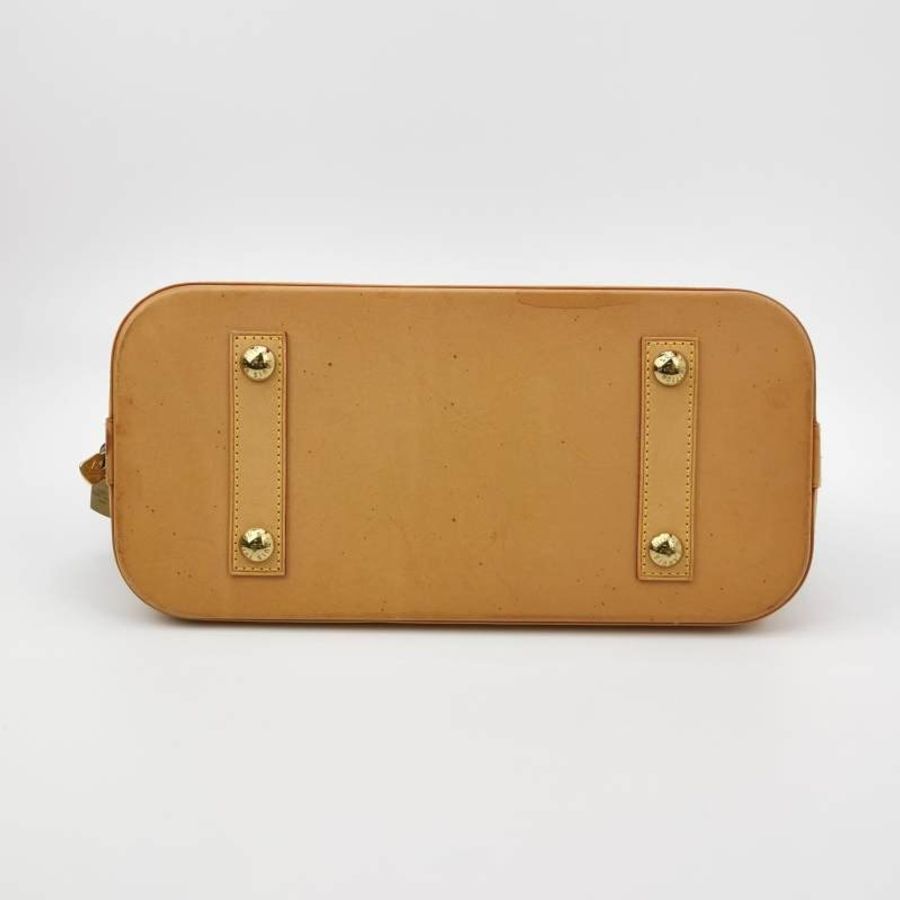Louis Vuitton (LV) Alma小號植鞣革Monogram印花貝殼包手提包-5