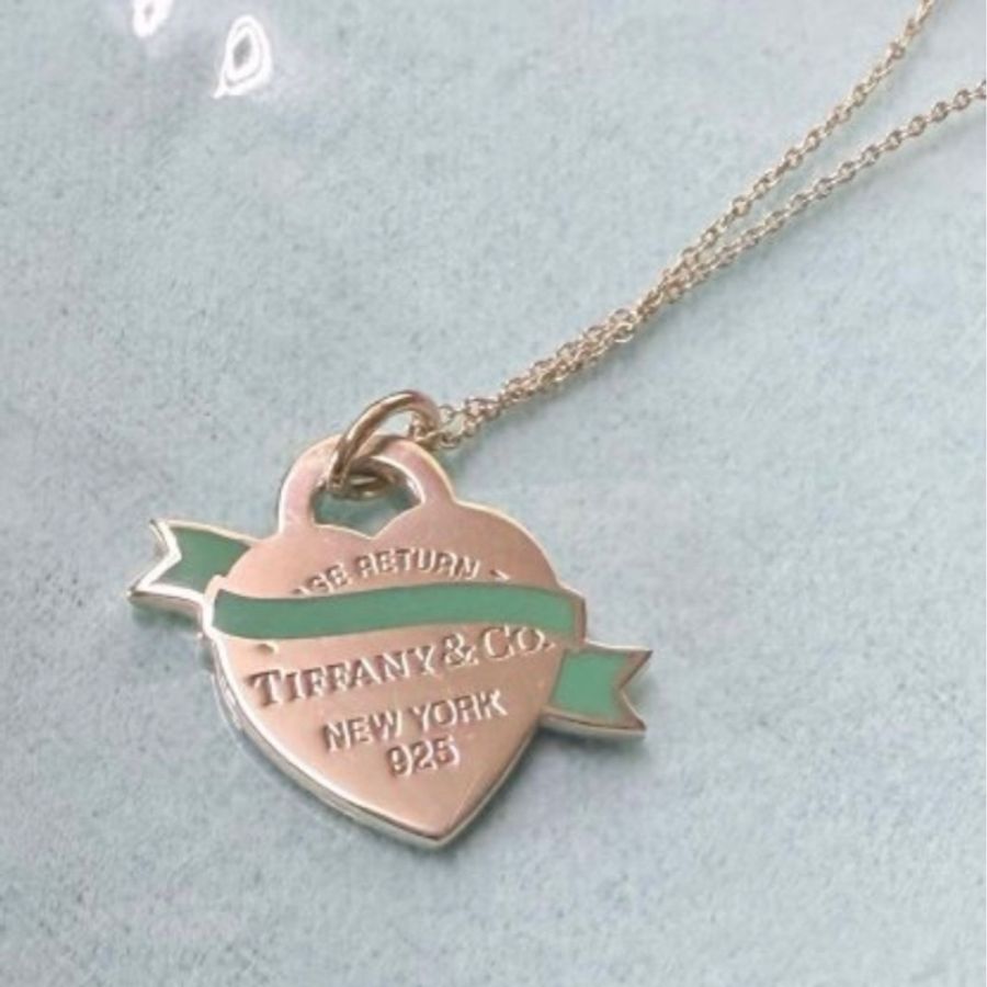 Tiffany&Co. 銀製緞帶項鍊-0