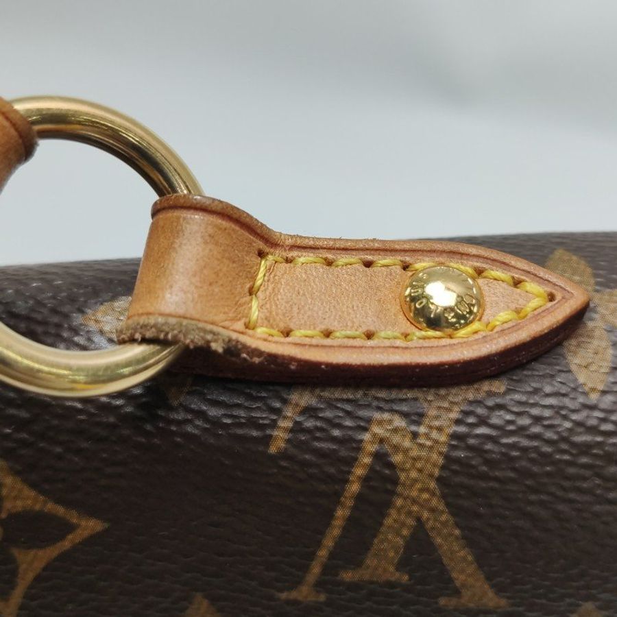 Louis Vuitton (LV) ClunyBB植鞣革Monogram印花翻蓋斜背包肩肩包晶片款-16