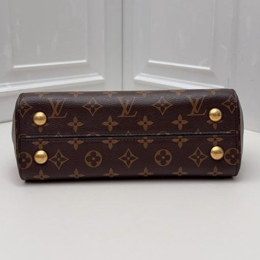 芯片款 路易威登/Louis Vuitton 老花Cluny BB克魯尼 手提肩背包-4