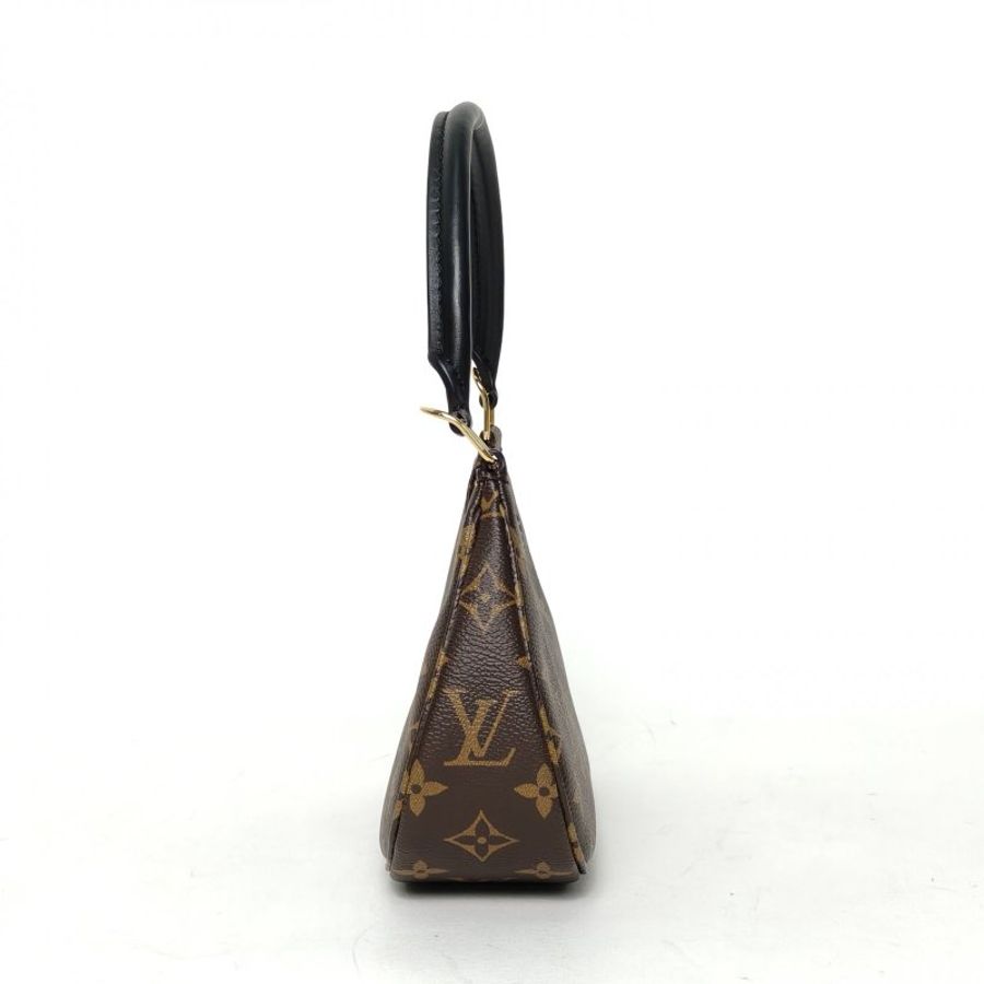 LOUIS VUITTON CATCHY小號24老花PVC金扣晶片肩背包-1