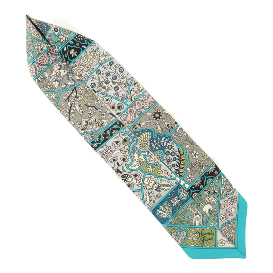 HERMES 絲質Twilly絲巾-3