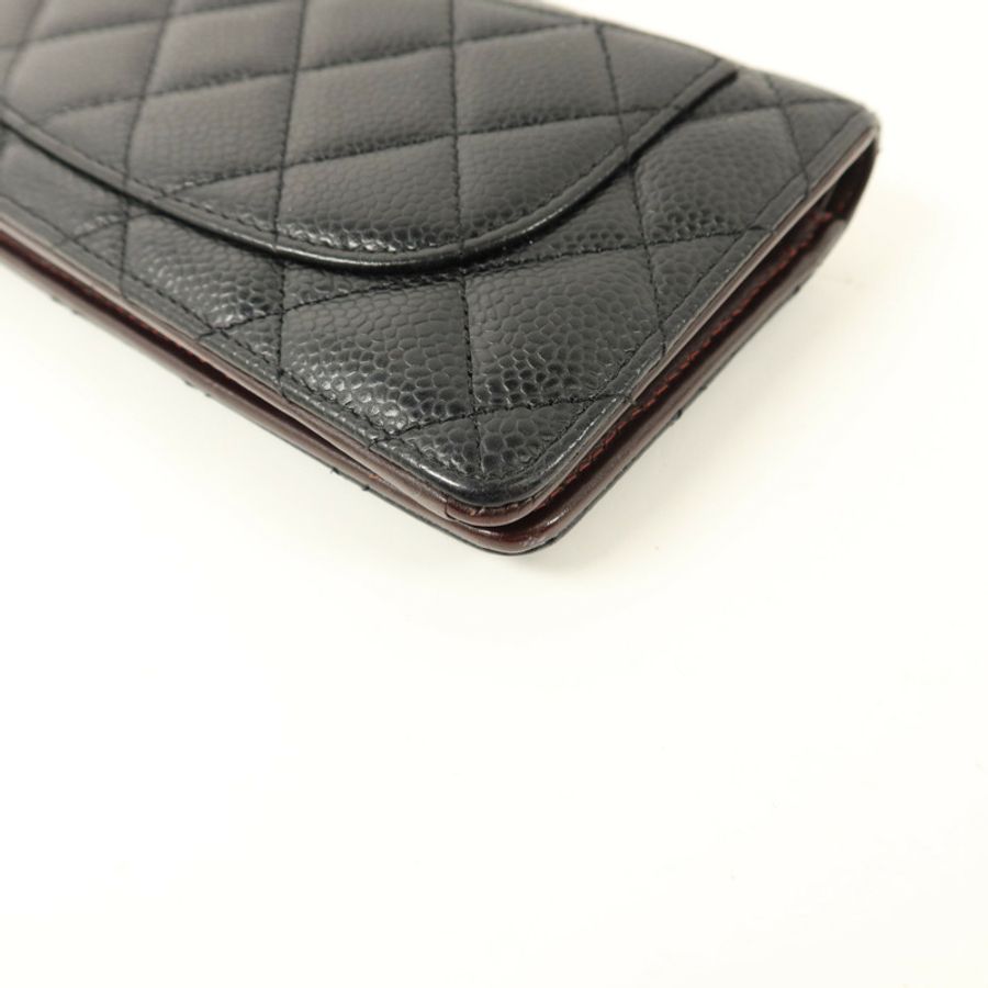 CHANEL 牛皮皮革Long Wallet長錢包-13
