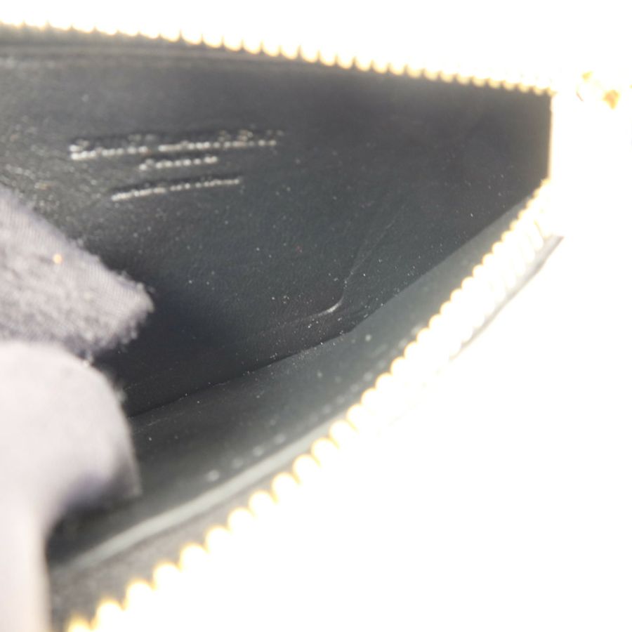 YVES SAINT LAURENT 牛皮皮革Zipped Card Case金扣卡片套-12