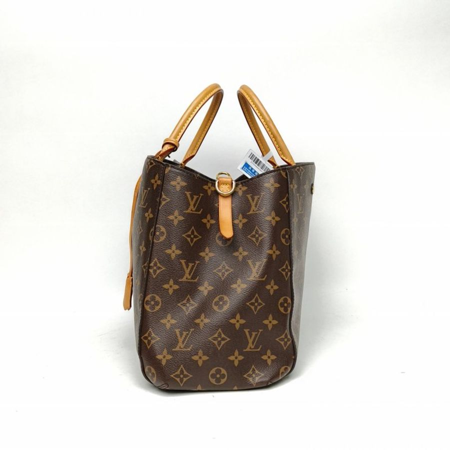 LOUIS VUITTON Montaigne蒙田大號39老花PVC金扣2014肩背包-1