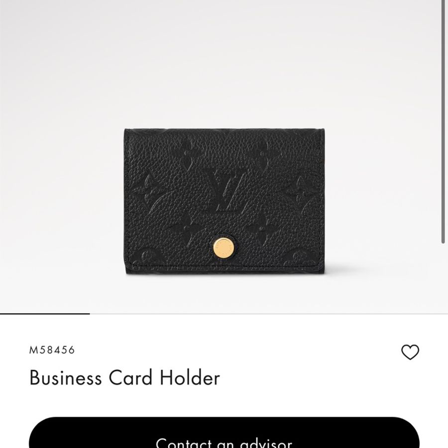 Louis Vuitton 黑色Empriente 皮革卡包 M58456-3